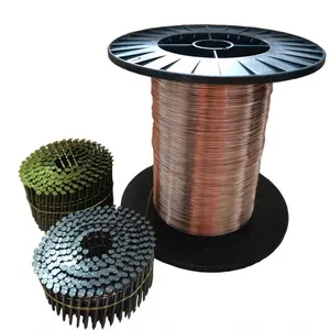 0.6mm, 0.68mm, 0.7mm, 0.8mm 0.9mm Low Price Copper Coated Welding Wires for Coil Nails