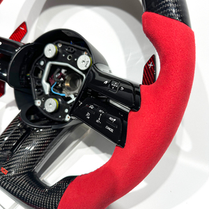 Volante de fibra de carbono personalizable Plug and Play para mercedes-benz Dragonfly Style W809 W177 W205 W204 W213 W212 W222 W463 - Product Image 2