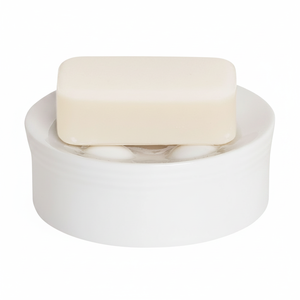 Spirella Opera Collection, Porte-savon 4,0 x 10,5 x 10,5 cm, Porcelaine, Blanc - Product Image 2