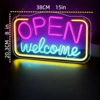 Enseigne néon LED MKL en forme de cœur, à intensité variable, pour vitrine de magasin, décoration de salon de thé, alimentée par USB, lumière suspendue