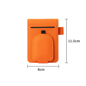 Magnetic <b>Visor</b> Sunglasses Clip Microfiber, Leather Sturdy Card Pack Holder Durable Universal Fit, Fits for BMW Toyota Honda - Product Image 6