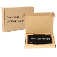 Boîtier personnalisé en carton pour téléphone portable, 10 pièces, numérique 3C chargeur sans fil, emballage de courrier, boîte en carton avec manches