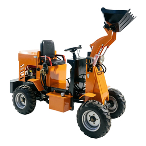 散装砂砾铲装机 小型轮式土方工程机械 电动小型叉车 - Product Image 5