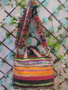 Sac fourre-tout en cuir véritable pour femmes, style bohème fait main, design perlé, embellissement en coquillage, fermeture à glissière, style décontracté plage, KAMARVY - Product Image 2