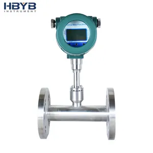 HBYB 1% Genauigkeit thermischer Massen durchfluss messer Druckluft digitaler Luftmengen messer
