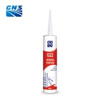 La Chine produit un mastic de silicone antifongique adhésif acétoxy clair à usage général à durcissement rapide