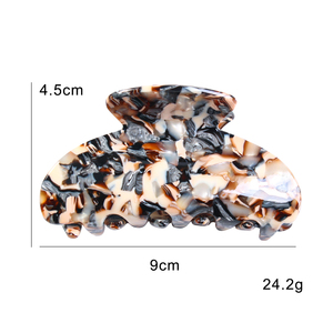 60 couleurs <span class=keywords><strong>2022</strong></span> printemps été <span class=keywords><strong>cheveux</strong></span> griffe femmes en gros mode 9cm gros <span class=keywords><strong>cheveux</strong></span> griffe épaisse coloré cellulose acétate <span class=keywords><strong>cheveux</strong></span> griffe - Product Image 6