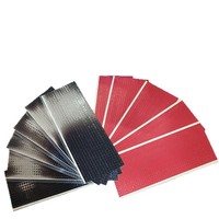 Vinilo PET Termoformable de Alta Temperatura con Cambio de Color, Impresión Reversible, Forma Negra, Roja y Blanca, 55/65/75 Grados, Diseño de Mapa Transparente, Venta al por Mayor