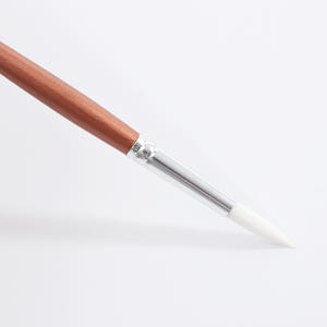 Professional Round & Flat Paint Brushes High Elastic Nylon Hair <b>Wood</b> Handle No Shedding for Acrylic <b>Canvas</b> Painting - Product Image 5