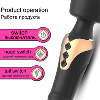 Vente Flash : Jouet Sexuel pour Adultes, Masseur Baguette AV, Vibrateur Point G, Vibrateur Clitoridien, Stimulateur Clitoridien