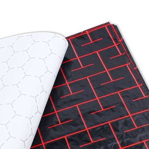 Logo Printing Aluminium Foil Laminated <b>Paper</b> Honeycomb <b>Insulated</b> Wrap for Burger Sandwich Wrapping <b>Paper</b> - Product Image 3