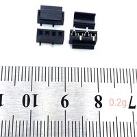 금도금 블랙 단일 행 SMD 유형 2.0mm 4 핀 PCB 소켓 커넥터 제조업체