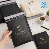 Pochette d'expédition antichoc rembourrée en polybulle, enveloppe auto-adhésive inviolable pour l'expédition de vêtements de boutique et de cosmétiques