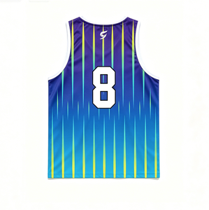 Débardeurs de volley-ball de plage pour hommes, légers, en sublimation - Product Image 5