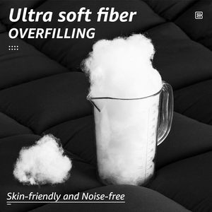 Juego de <span class=keywords><strong>funda</strong></span> nórdica de Hotel de alta calidad, tela de microfibra rellena de plumón de ganso, estilo moderno, uso en todas las estaciones, edredón personalizable - Product Image 2