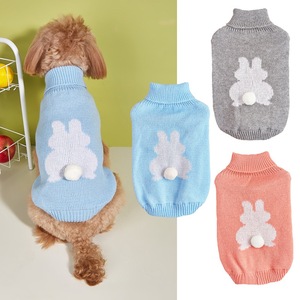 Sweater rajutan kelinci warna murni Model baju anjing <span class=keywords><strong>Channel</strong></span> Tiongkok - Product Image 2