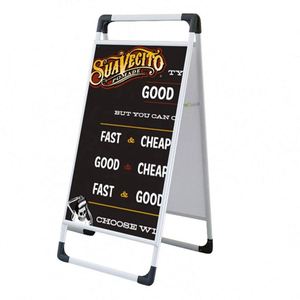 Factory Wholesale Eco-Friendly Metal Double Sided Advertising Sign Standing <b>Poster</b> Frame - Product Image 2