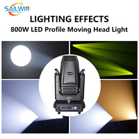 Projecteur LED de profil haut de gamme 800W BSW LED avec découpe CMY+CTO, tête mobile DMX, faisceau spot 4 en 1, éclairage de scène