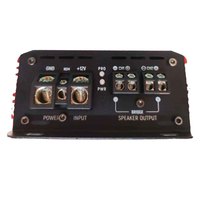 Amplificateur de puissance audio de voiture 2 canaux OEM 100W*2 RMS, amplificateur de basses de classe D pour subwoofer de voiture, crossovers audio