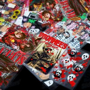 Transferencias Populares de Halloween para Tazas con Diseño de Terror, Adhesivos para Tazas de Café, Resistentes al Lavado y al Calor, para Vasos Duraderos - Product Image 4