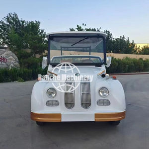 Street Legal Classic Car Retro White Vintage Car 4 filas 11 asientos High Performance Sightseeing Classic Car - Product Image 1