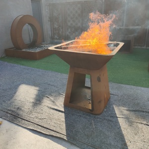 Parrillas de <span class=keywords><strong>barbacoa</strong></span> de acero Corten Fire Pit Heavy Large BBQ - Product Image 4