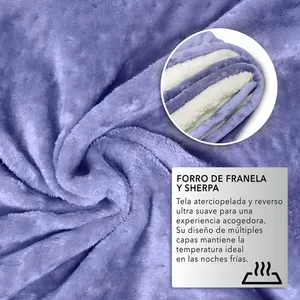 Manta eléctrica Lisa Lila RCA - Product Image 5