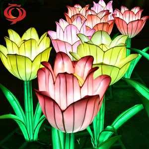 Seda China Zigong gigante de gran tamaño linterna Festival justo decoraciones para parque temático al aire libre proveedor luces fábrica - Product Image 1