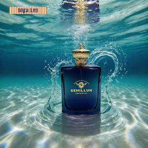 香水瓶箱包装付きOEM ODM卸売サプライヤー100ml高級カスタムニッチグラデーションユニークな正方形ガラス空 - Product Image 4