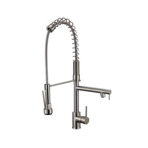 CUPC <span class=keywords><strong>robinet</strong></span> de cuisine en laiton à poignée unique, mitigeur d'eau monté sur le pont, <span class=keywords><strong>robinet</strong></span> de cuisine extractible avec pulvérisateur extractible - Product Image 2