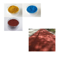 Pigment béton en poudre de ciment, pigment jaune 313 au oxyde de fer rouge, pour bloc de brique, 20 ml