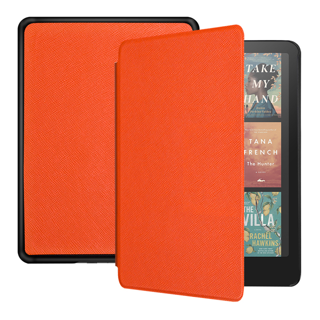 Gligle New Released Auto-Sleep/Wake up Slim Hard Shell Case for Kindle Colorsoft/Paperwhite 6 (2024) PC+Carbon Fibre Material