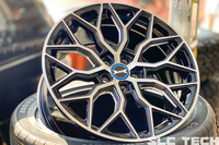 جنوط فوسن مطروقة لامعة سوداء 5x112 5x120 WF HF-2 مقاس 19 20 21 22 24 26 بوصة لسيارات BMW M3M4G80 ومرسيدس بنز W205