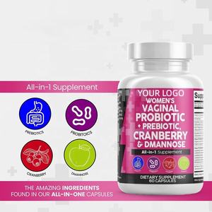 हॉट सेलिंग महिलाओं प्रोबायोटिक्स पूरक आंत स्वास्थ्य हलाल विटामिन सी प्रोबायोटिक क्रैनबेरी कैप्सूल - Product Image 3