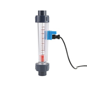 LZS-tubo de plástico PVC, medidor de flujo de agua, bajo precio, rotámetro con interruptor - Product Image 1
