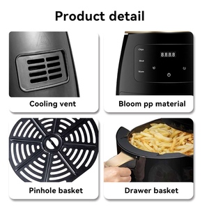 6L 8L Điện Kỹ Thuật Số nồi chiên không khí Lò nướng với nấu ăn dehydrator dầu ít Nồi đa chức năng nồi chiên không khí Lò nướng bánh - Product Image 2
