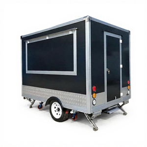 Tùy chỉnh hộp kim loại Trailer di động thực phẩm Xe tải chất lượng cao Nhà hàng thực phẩm xe mới - Product Image 1
