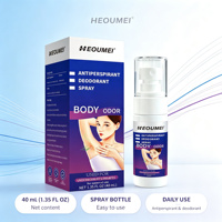 Déodorant Anti-transpirant en Spray 40ml Marque Blanche – Élimine les Odeurs Corporelles et la Transpiration des Aisselles – Contrôle des Odeurs pour Hommes et Femmes – OEM ODM