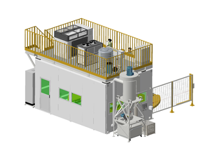 Célula de corte por chorro de agua <span class=keywords><strong>BBET</strong></span>, robot aéreo completamente cerrado con mesa giratoria CNC - Product Image 3