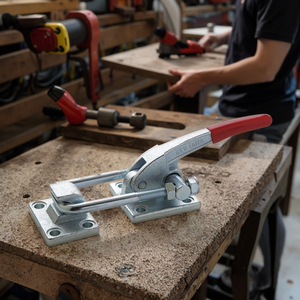 Nhiệm Vụ Nặng Nề 3000Kg Max Giữ Năng Suất Phát Hành Nhanh Chóng Chuyển Đổi <span class=keywords><strong>Latch</strong></span> Loại 40380 Có Thể Điều Chỉnh Kẹp Thép Mạ Kẽm Cho Chế Biến Gỗ - Product Image 3