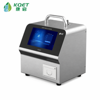 Compteur de particules laser de bureau à grand débit KQ 2.83/28.3/50/100L pour salles blanches et salles d'opération hospitalières (conforme à la norme ISO 14644)