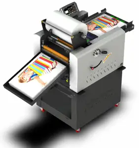 BowayF370E laminador automático a quente e a frio, laminador com função de corte automático, laminador rolo a rolo com estoque, mais vendido