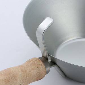 Bán buôn công nghiệp/DIY sắt mạ kẽm dụng cụ cầm tay với tay cầm bằng gỗ tùy chỉnh OEM/ODM hỗ trợ xi măng Putty bát - Product Image 4