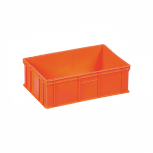KE 200 Solid <b>Plastic</b> <b>Crate</b> Virgin HDPE Heavy Duty Stackable Storage Box Industrial Container for Logistics and Food Transport - Product Image 2