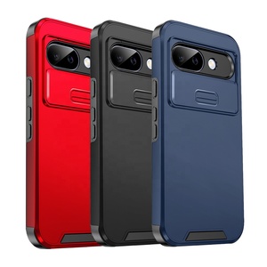 Para <span class=keywords><strong>Google</strong></span> Pixel 9A 8A 7A 8Pro 7Pro Funda de cámara deslizante TPU + PC Phone Case - Product Image 1