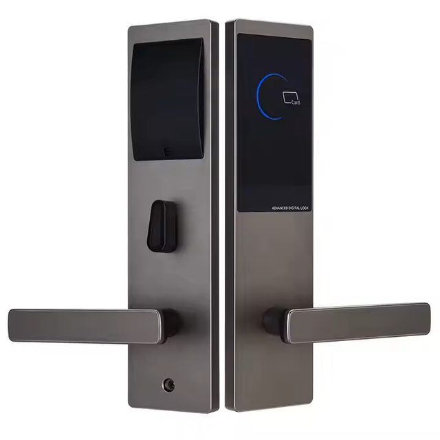 Factory Direct Smart Electronic Security Hotel Door Lock RFID Card Key PC Software Management System WiFi Network Cloud Data