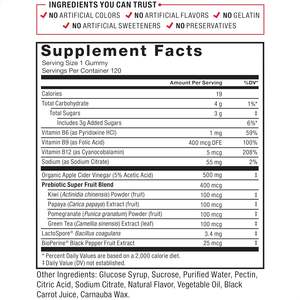 प्रोबिसोलिम बल कारक सेब साइडर सिरका गुम्मस कार्बनिक लैक्टोज और प्रोबायोटिक्स शामिल हैं - Product Image 6