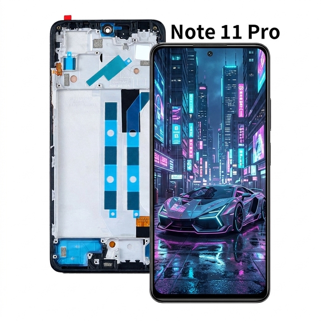 Wholesale Original LCD Display for Redmi Note 11 Pro 4G With Frame Full Touch Screen Assembly Mobile Phone Replacement Parts