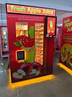 Máquina Expendedora de Jugo de Manzana Fresco Totalmente Automática con Sistema de Pago con Monedas, Código QR y Tarjeta de Crédito