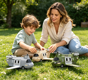 Juguete de Avión de Rescate para Niños en Oferta, con Luces, Sonidos y Efectos de Proyección, Helicóptero, Avión de Transporte, Modelo V-22 Osprey - Product Image 5